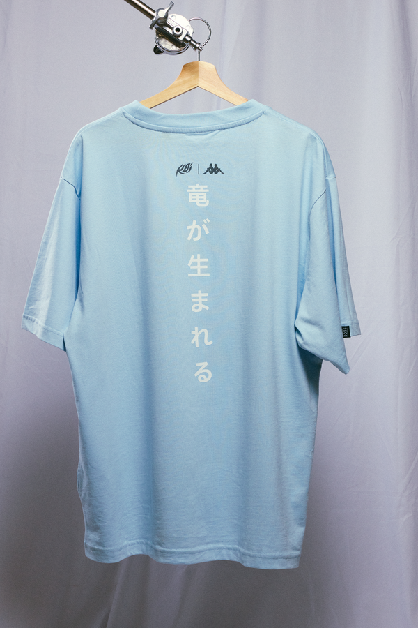 T-Shirts & Top_Man_AUTHENTIC SAREK KOI OVERSIZE_T-Shirt_Blue Finch - Commercial 3