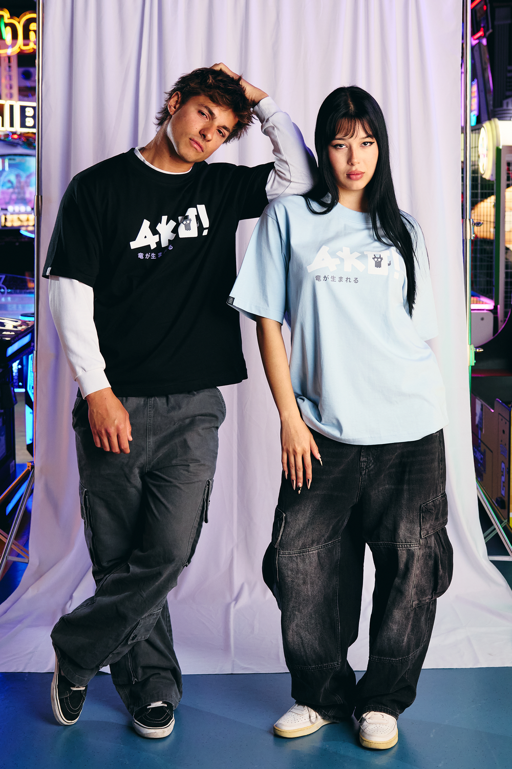 AKO! OVERSIZE T-SHIRT - AZUL CIELO 02