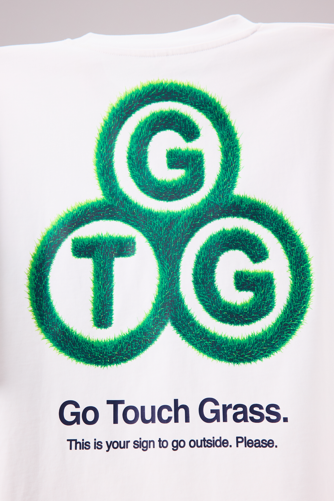 Go Touch Grass Oversized Tee main