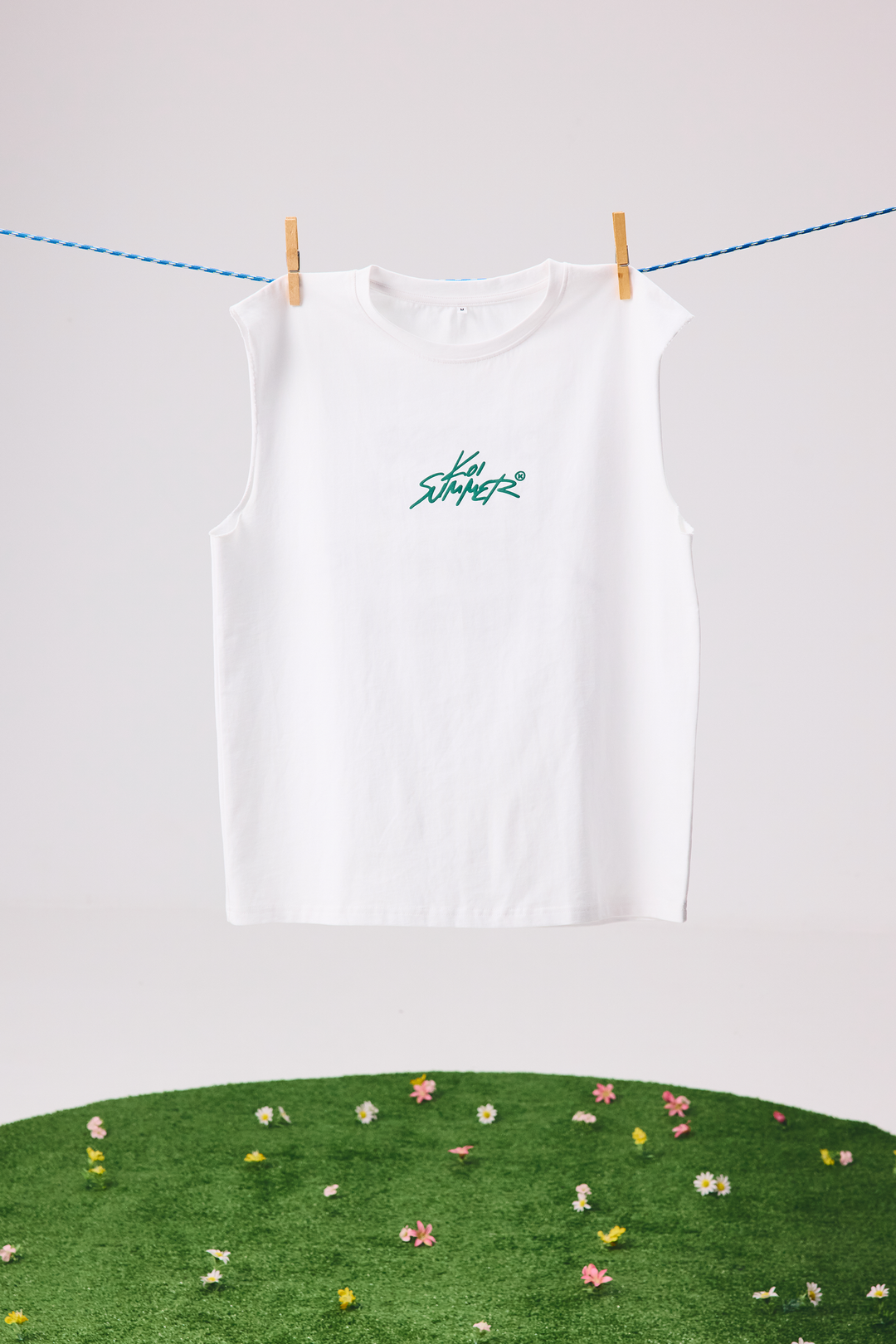 Go Touch Grass Oversized Tank main
