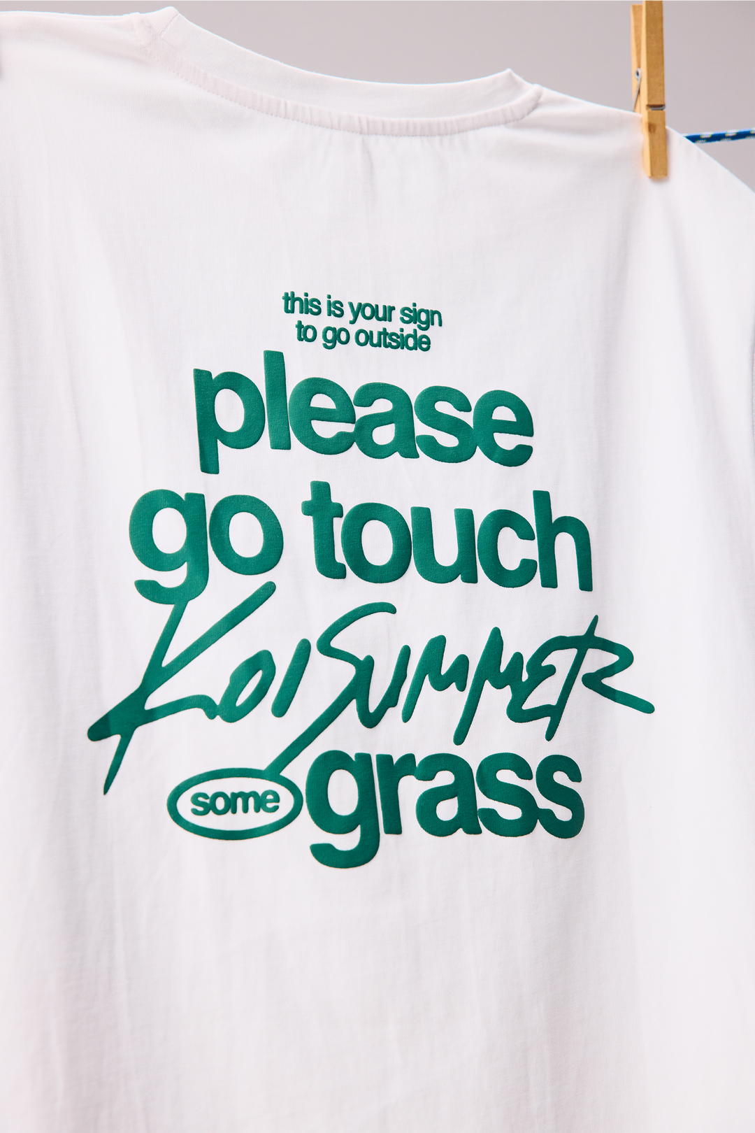 Go Touch Grass Oversized Tank main
