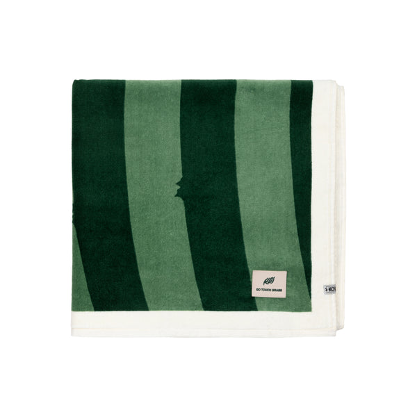 Towels_Unisex_NOT GRASS TOWEL MOVISTAR KOI_Towel_Green - Commercial 3