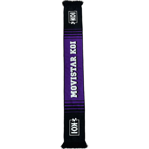 Scarves_Unisex_BUFANDA ESPECIAL MOVISTAR KOI 2026 BLACK PURPLE_Scarf_Black-Purple - Commercial 7